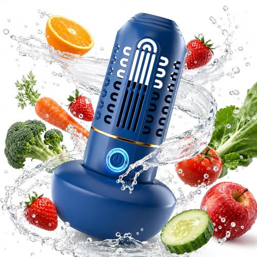 Pure Pod Produce Cleaner, Fruit and Vegetable Cleaning Machine, Smart Produce Purifier Food Washer, Portable Oh-ion Food Purifier with Ipx7 Waterproof, for Berries, Veggies, Meat & Seafood | Amazon (US)