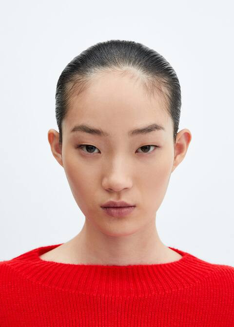 Puff-sleeve knitted sweater -  Women | Mango United Kingdom | MANGO (UK)