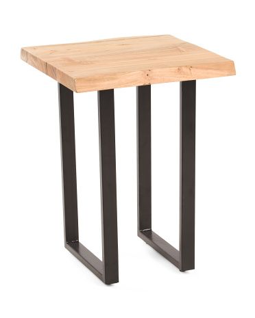 Live Edge Acacia Wood End Table - Home - T.J.Maxx | TJ Maxx