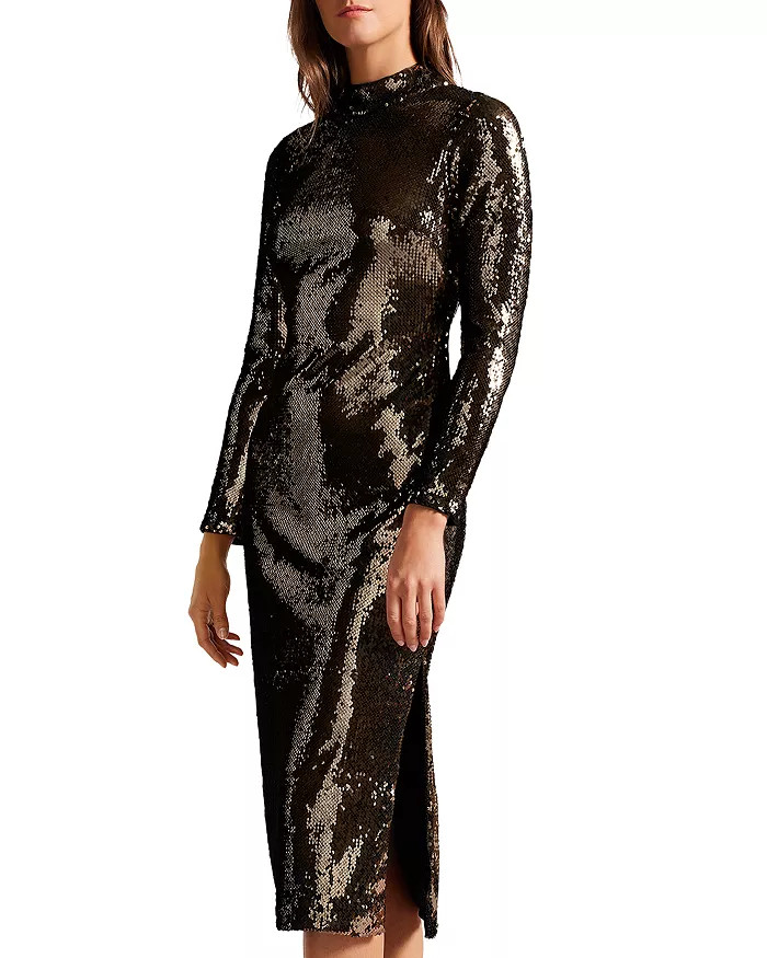 Ted Baker Brooklyn Sequin Mock Neck Dress Back to Results -  Women - Bloomingdale's | Bloomingdale's (US)