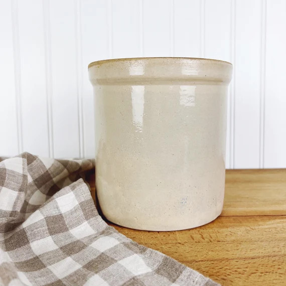 Vintage Crock Utensil Crock Pickling Crock Stoneware | Etsy | Etsy (US)