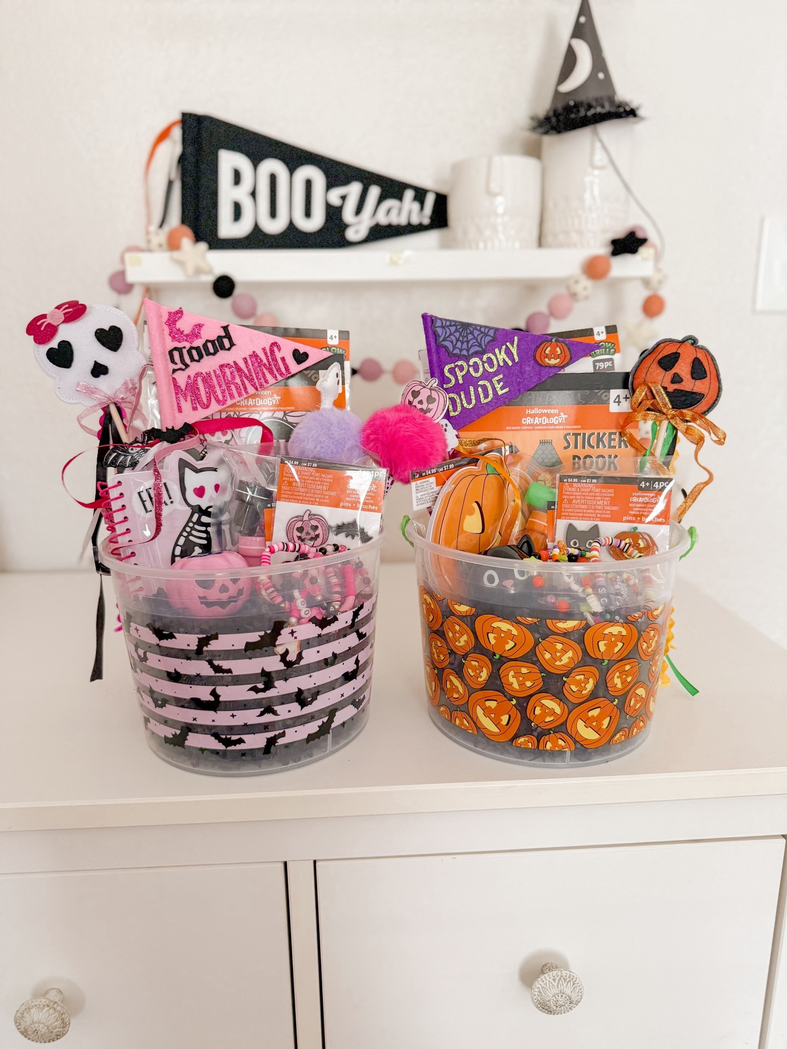 Boo baskets from Michaels! 

#LTKSeasonal #LTKHalloween #LTKKids