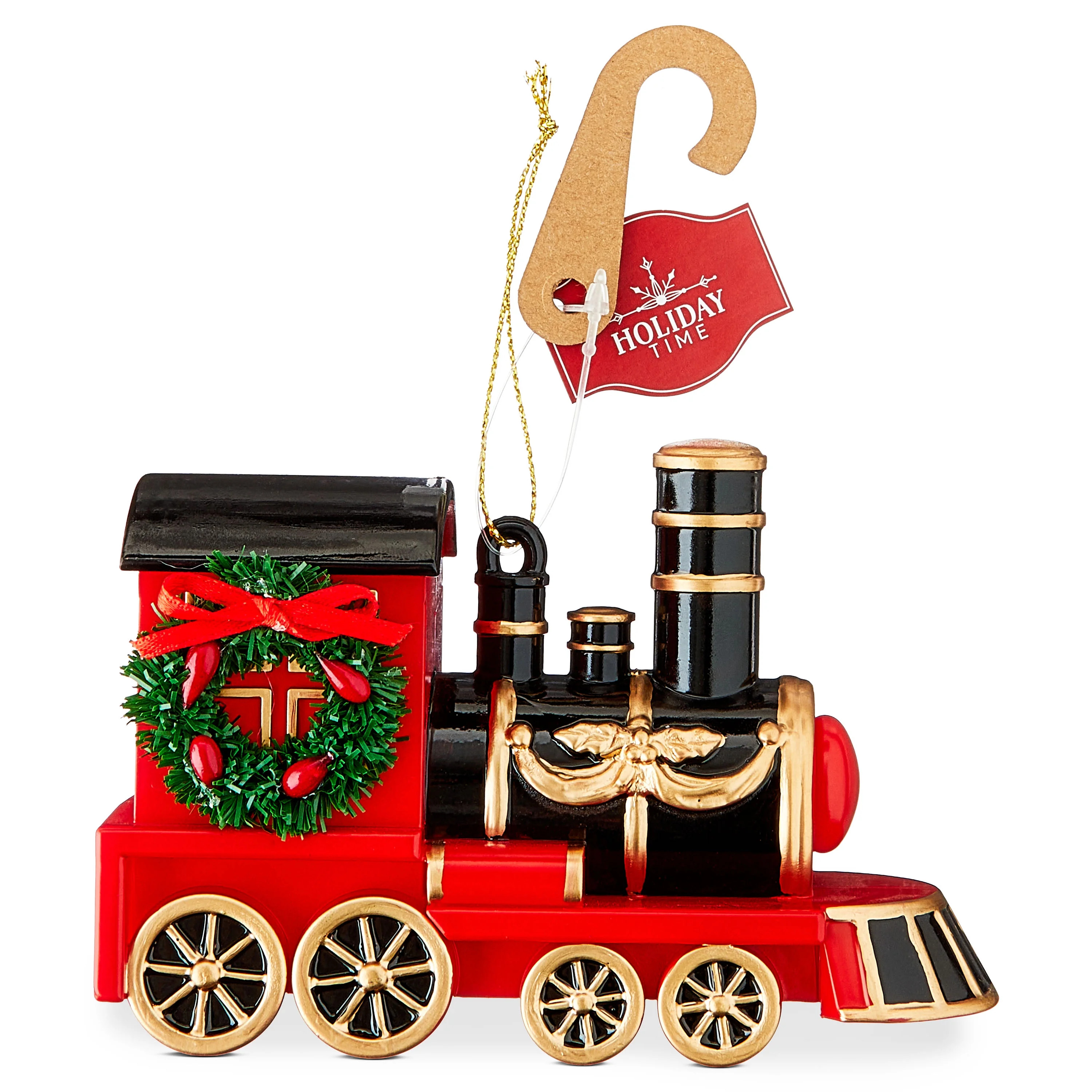 Multicolor Retro Train Christmas Ornament, Heritage Holiday Theme, 4.7", by Holiday Time | Walmart (US)