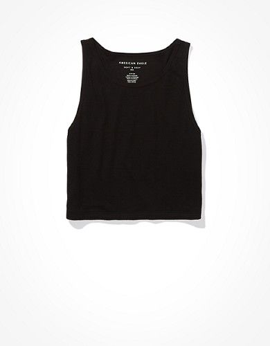AE High-Neck Crop Tank | American Eagle Outfitters (US & CA)