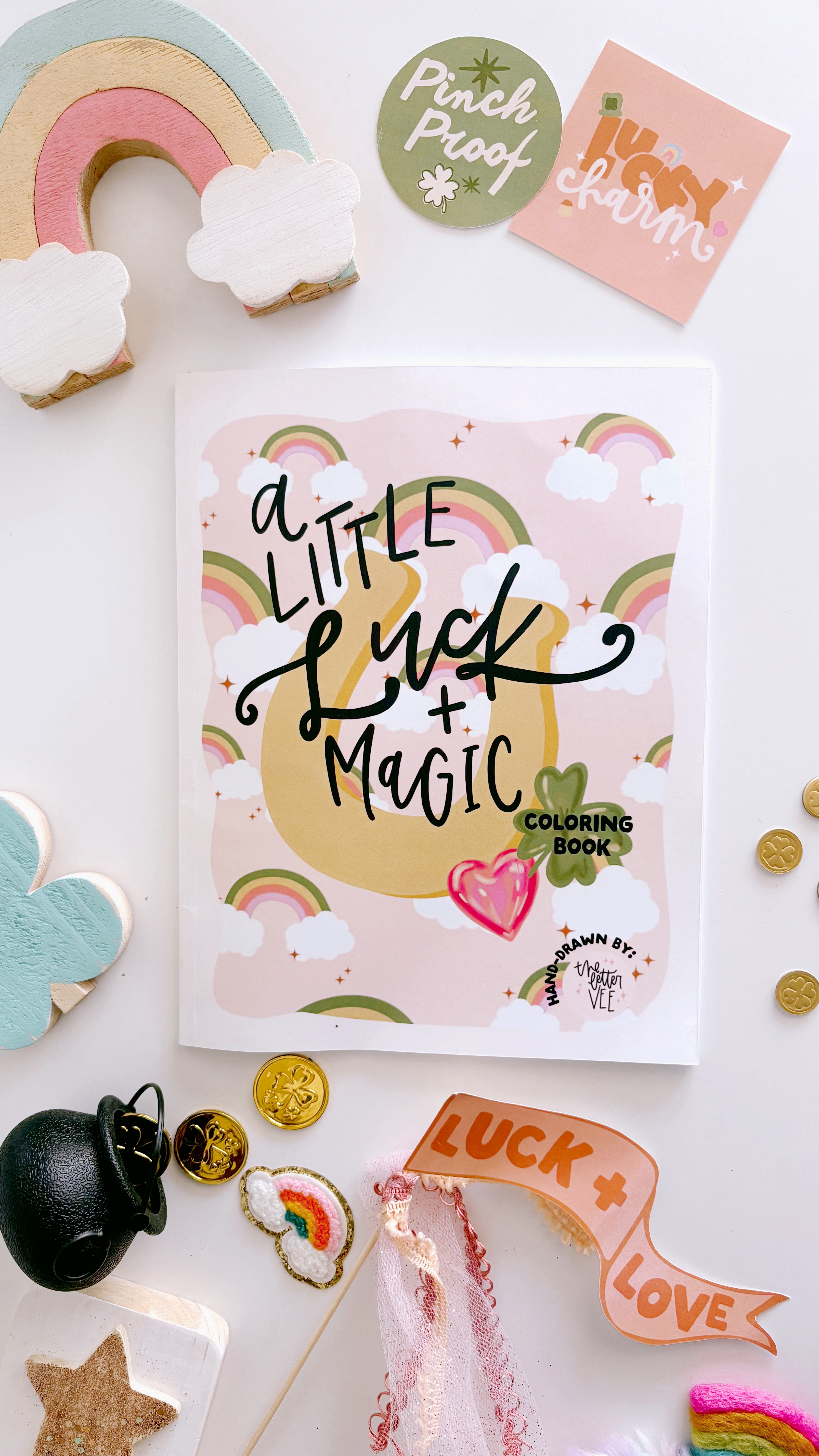 New coloring book on Amazon!! A little Luck + Magic coloring book by The Letter Vee

#LTKSeasonal #LTKFamily #LTKKids