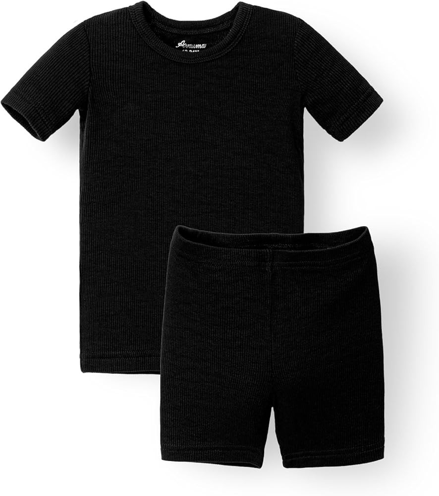 AVAUMA Baby Boys Girls Pajama Set Kids Toddler Snug fit Ribbed Sleepwear pjs for Daily Life Style | Amazon (US)