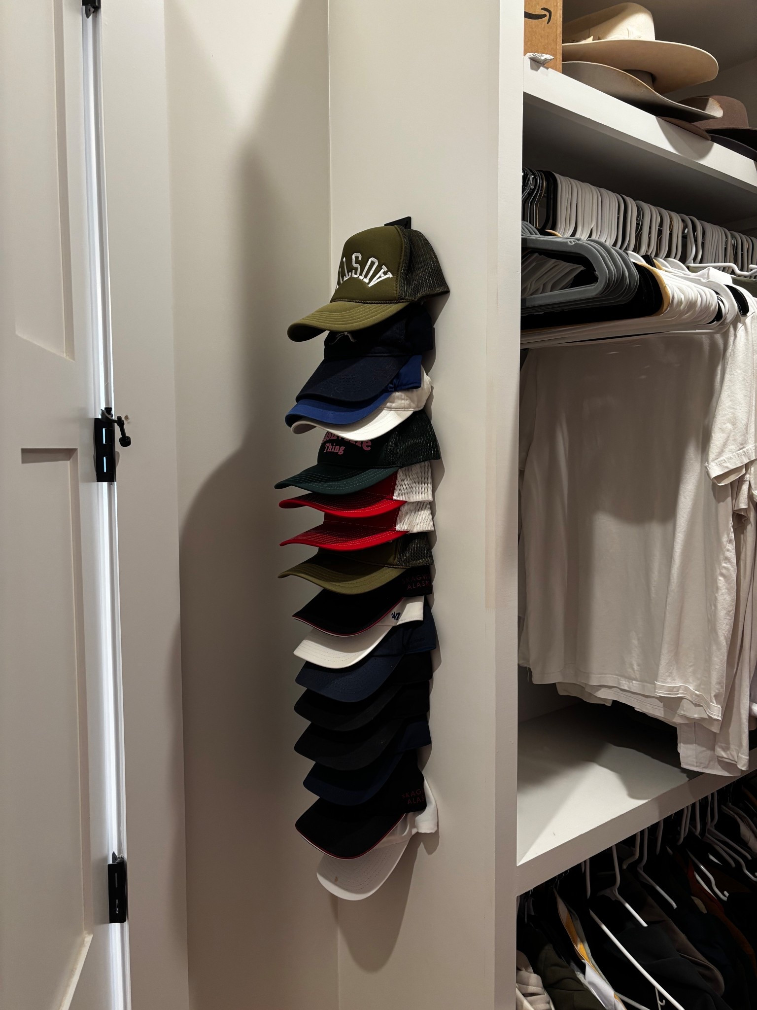 Game changer for closet organization! So easy to hang up and get out 
Amazon organization , closet organization, home organization , hat organization 

#LTKFindsUnder50 #LTKFindsUnder100