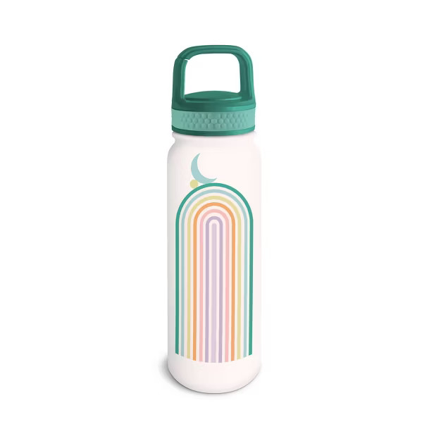 OCS Designs 20oz Stainless Steel Water Bottle Rainbow Moon | Target