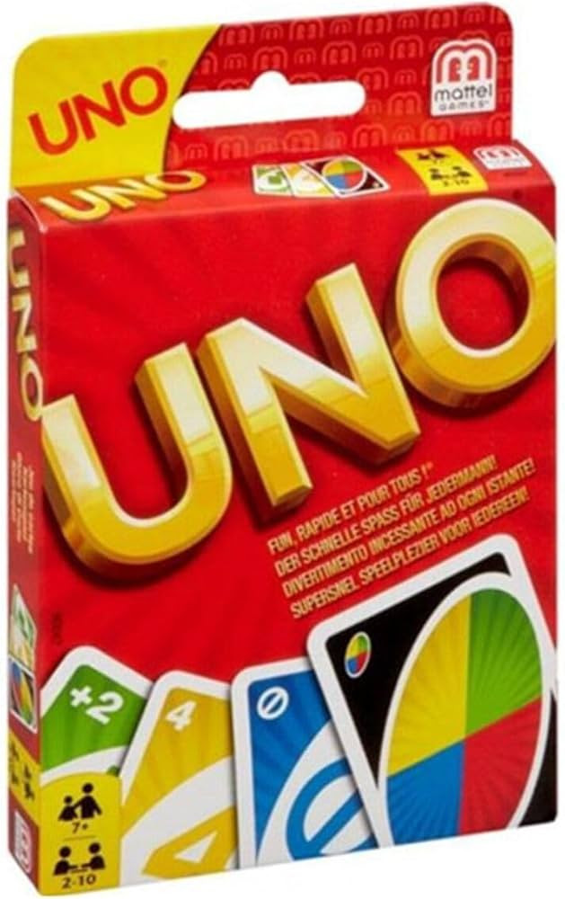 UNO - Classic Colour & Number Matching Card Game - 112 Cards - Customizable & Erasable Wild - Spe... | Amazon (US)