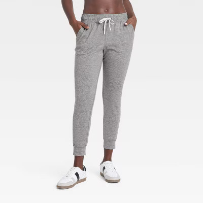 Women's Soft Stretch Mid-Rise Joggers - All In Motion™ | Target