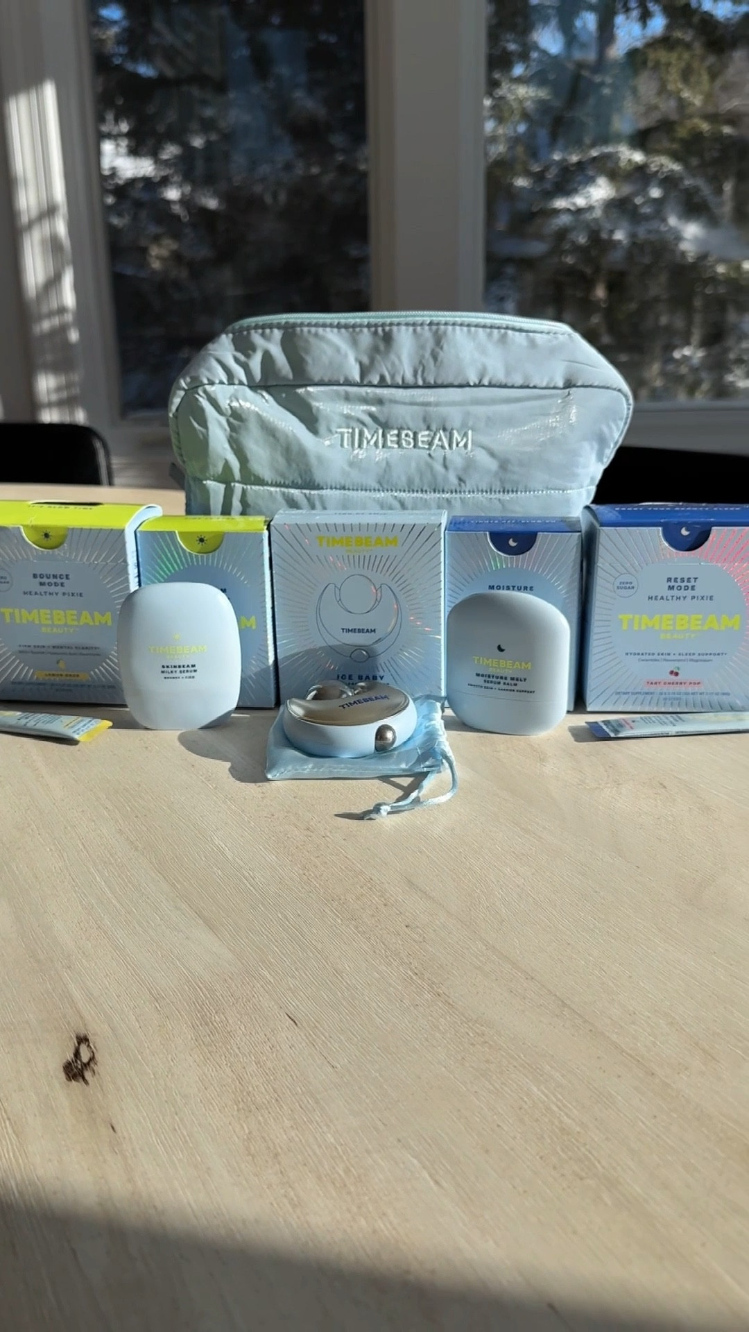 Morning glow ☀️ + nighttime repair 🌙 powered by good ingredients, inside and out.

I start my mornings with the Ice Baby Cryo Roller to depuff and sculpt, then layer Skinbeam Milky Serum- a 3 in 1 serum, moisturizer and primer with NAD+ booster. 
I pair it with Bounce Mode Healthy Pixie- a daily melt on your tongue NAD+ boosting supplement  for firm, bouncy skin plus and an energy boost to get my day started. 

At night, I lock everything in with Moisture Melt Serum Balm for deeply hydrated skin, even tone and texture! 
Lastly- Reset Mode Healthy Pixie- a melatonin free supplement to help you drift off to sleep while, working to replenish and even skin tone. 

Use code: ALYSSA20 at checkout for 20% off! 
@TIMEBEAM Beauty 
#ad #timebeampartner #timebeambeauty #NAD #longevity #skinlongevity #magnesium 

#LTKBeauty #LTKdayinmylife #LTKgrwm