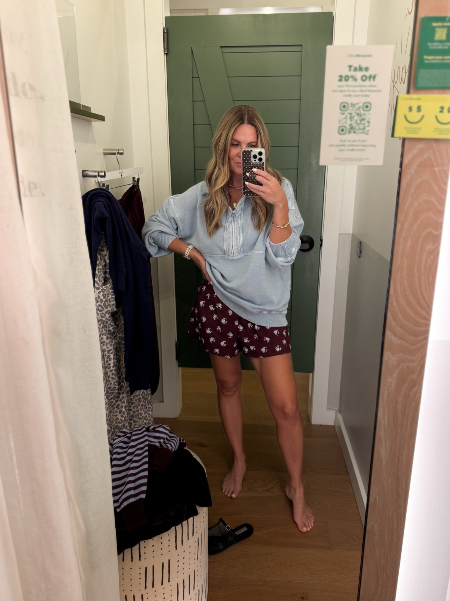 @Aerie finding and trying on some new faves so you don’t have to! Wearing my favorite pullover here, now in a zip option. Love this color! I’m wearing xs here- they’re pretty oversized. I have this in a small at home. These are sleep shorts but pretty cute to lounge in or wear casually. I’m wearing a medium. Sized up for length.

#LTKSaleAlert #LTKOver40 #LTKSeasonal