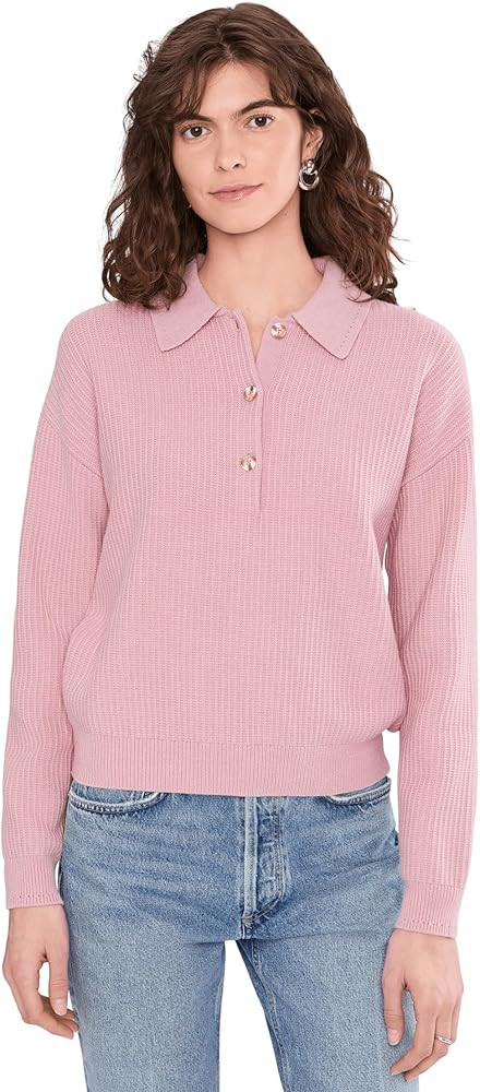 Varley Marlie Polo Knit Sweater | Amazon (US)
