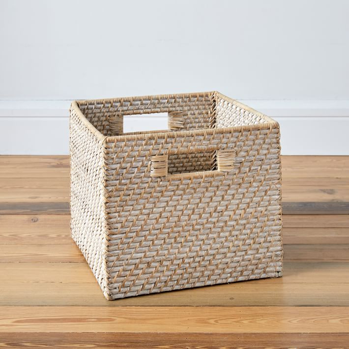 Modern Weave Rattan Baskets | West Elm (US)