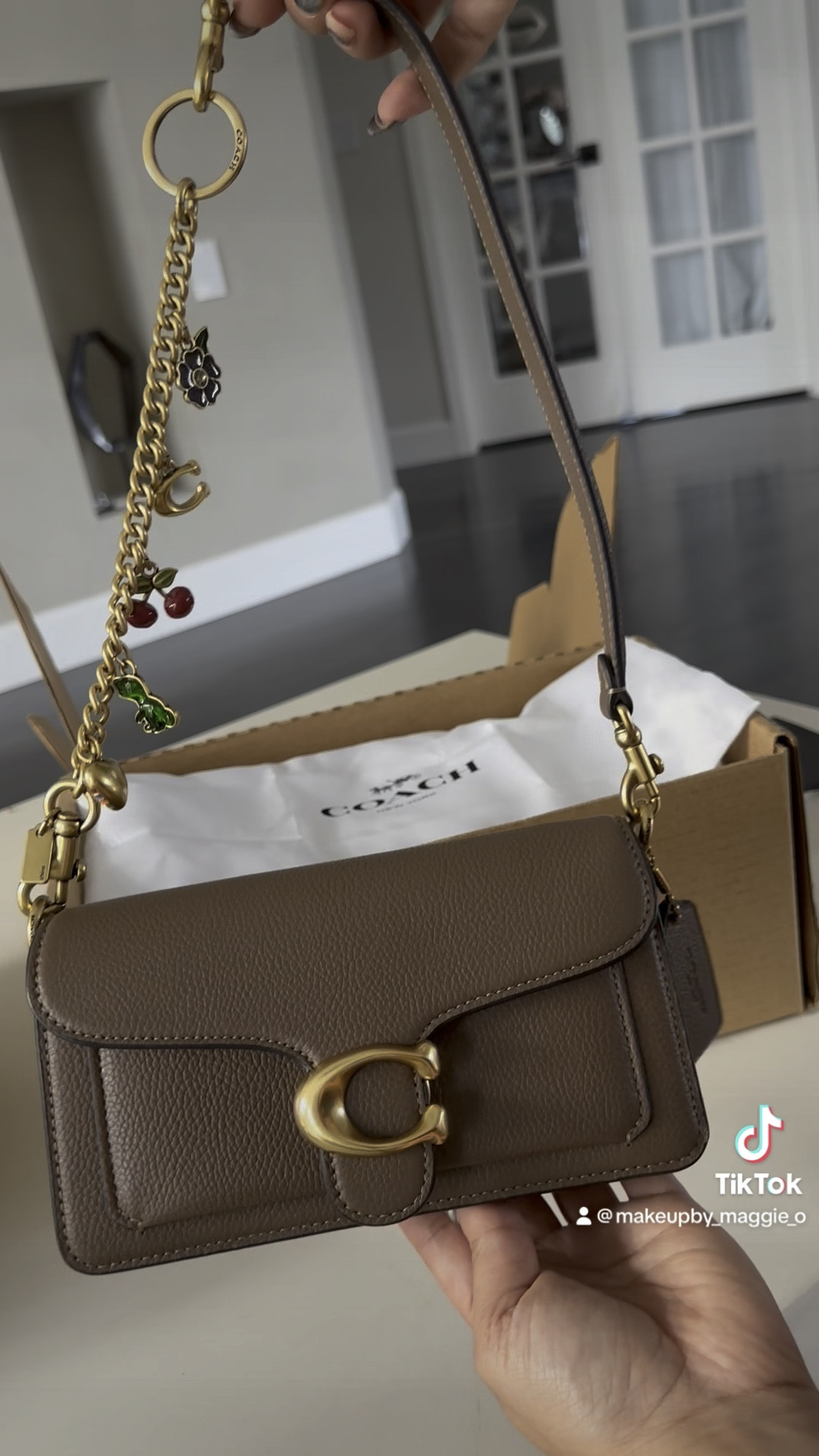 Coach deals chain bag