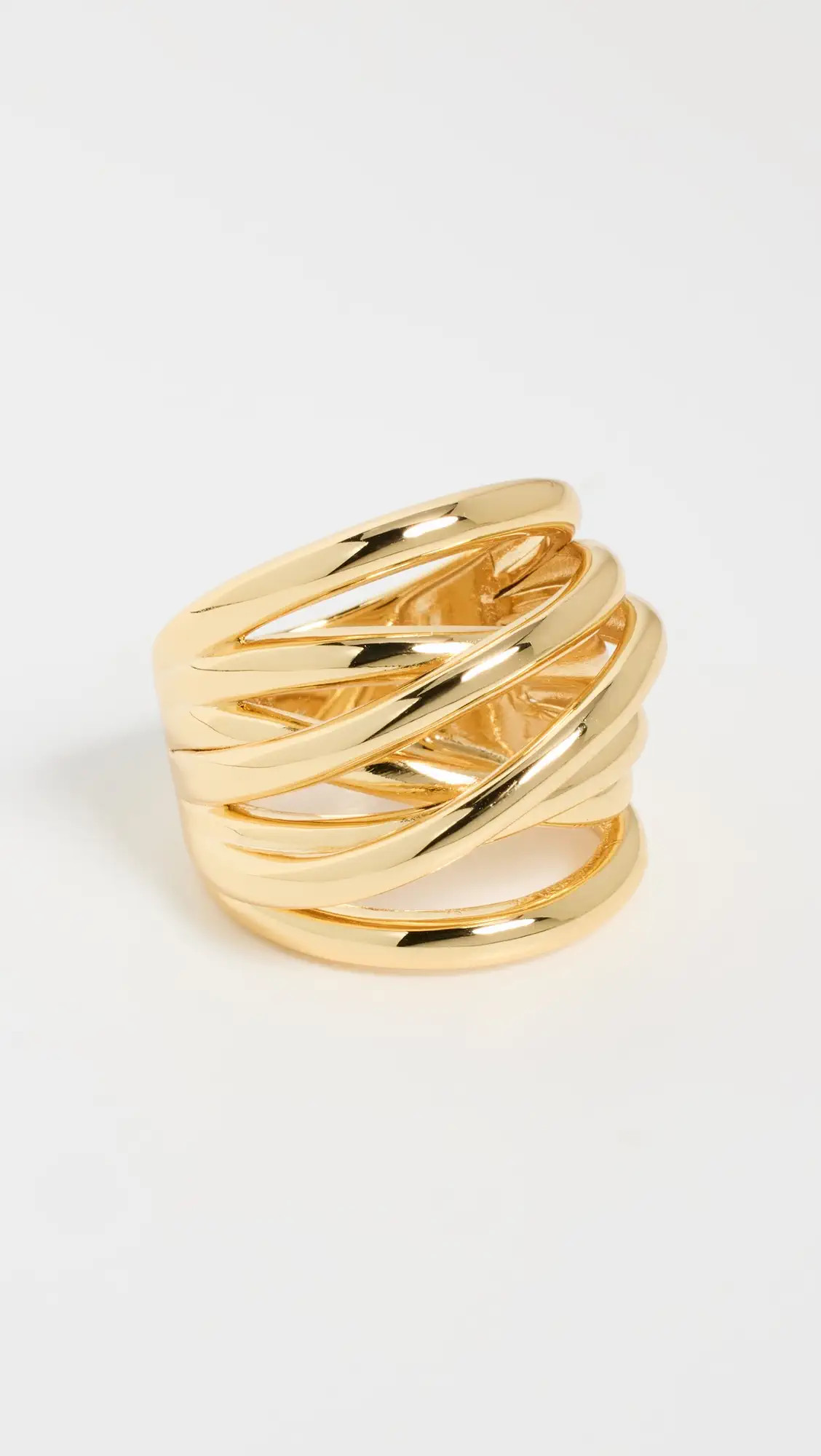 By Adina Eden Solid Multi Strand Chunky Ring | Shopbop | Shopbop