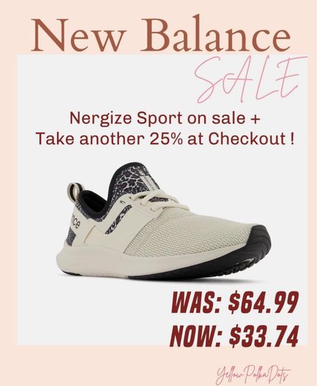 SALE ALERT 🚨 Love these sneakers! Wear them for workouts or casually! On price cut plus take another 25% off at checkout. I always size up a half in these. 

#LTKfit #LTKshoecrush #LTKsalealert