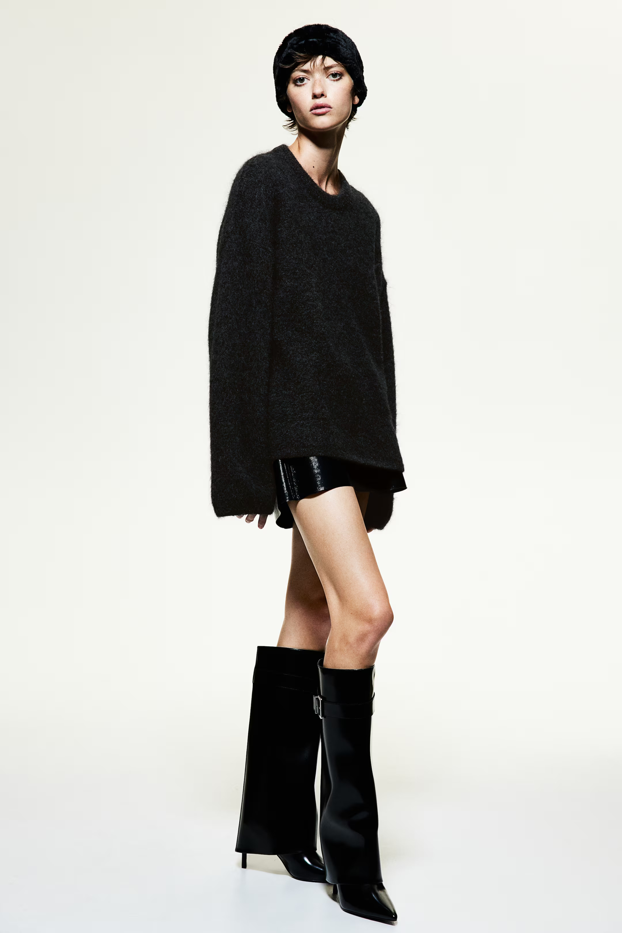 Oversized Mohair-Blend Sweater | H&M (US + CA)