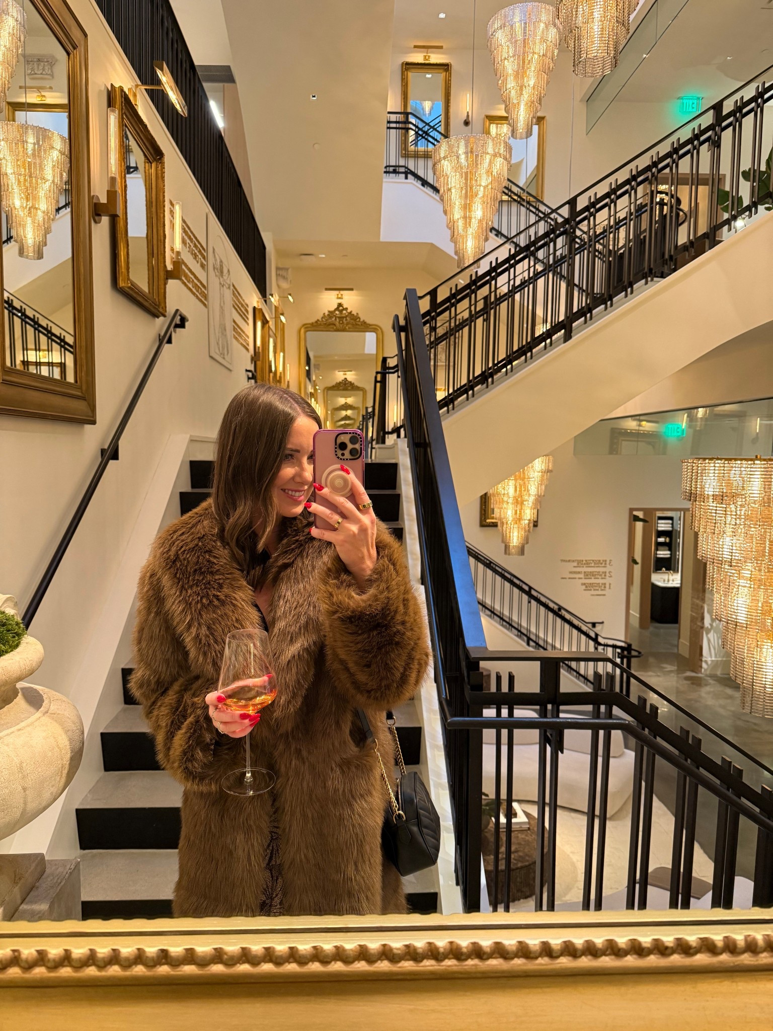 I sized down to a small in my brown faux fur coat! 

#LTKootd #LTKHoliday #LTKSeasonal