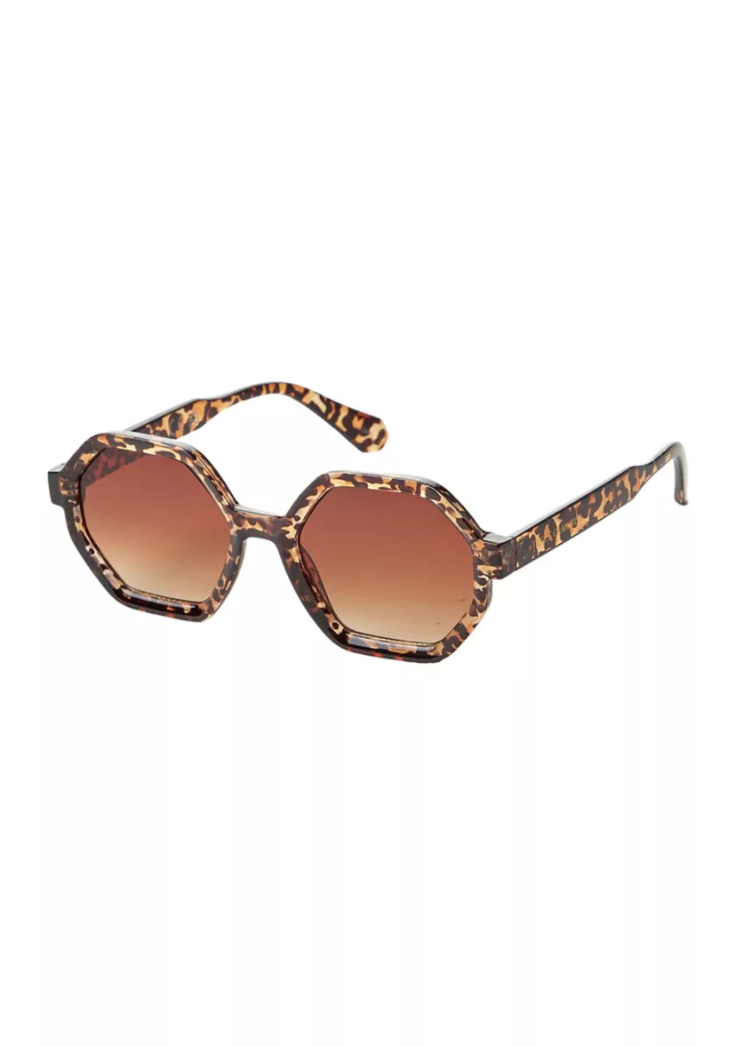 Plastic Geometric Sunglasses | Belk