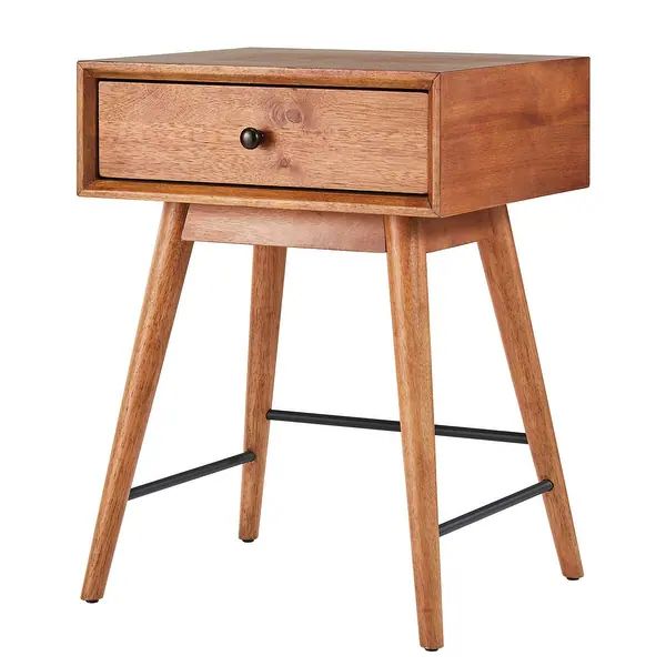 Aksel Wood 1-drawer End Table iNSPIRE Q Modern - On Sale - Overstock - 14139063 | Bed Bath & Beyond