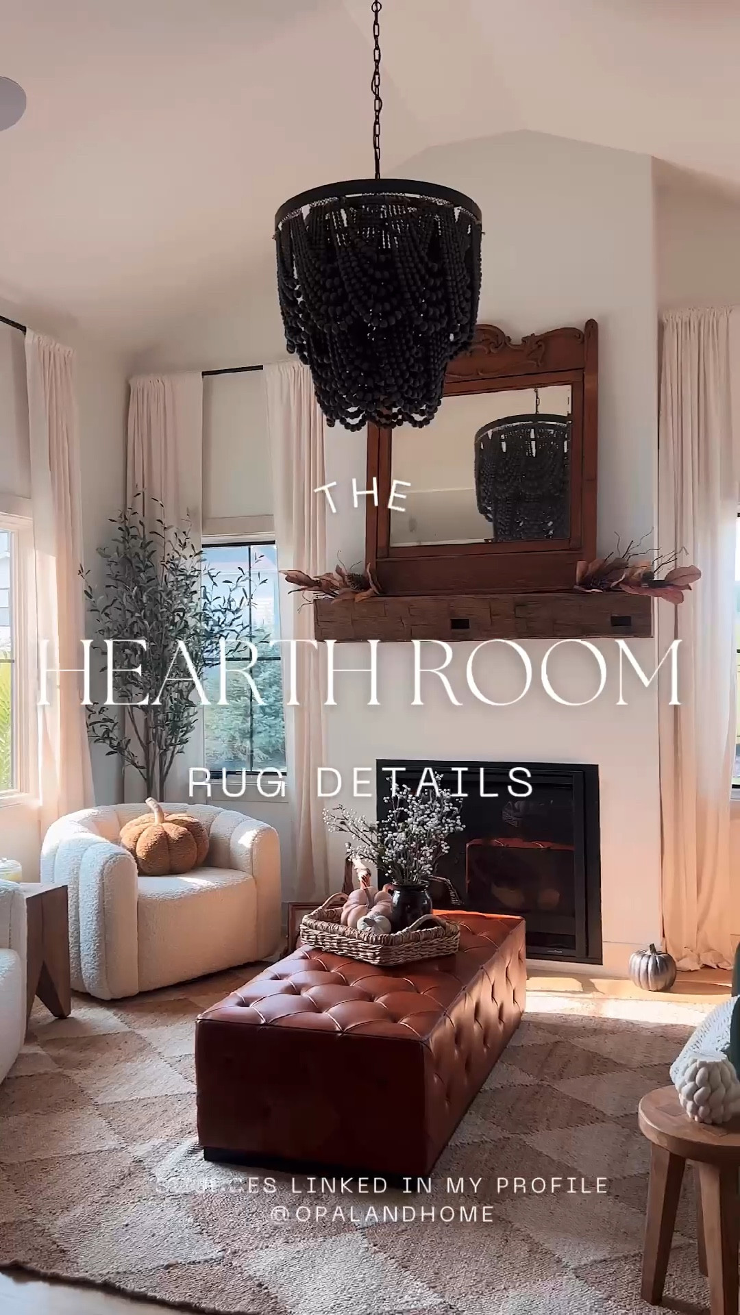 Getting this room put together finally has been one of my favorite projects in our new home! This room sat empty for months, and now it’s finally feeling cozy just in time for Fall! #hearthroom #fireplaceroom #cozyhome #cozyfallvibes #cozyathome #rugsusa #diamondrug #cb2 #falldecor #fallstyle #fallhome 

#LTKSeasonal #LTKSale #LTKhome