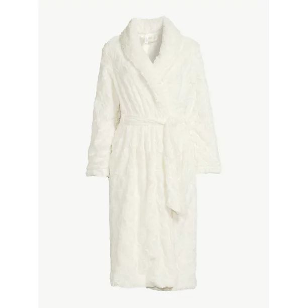 Joyspun Women’s Plush Sleep Robe, Sizes up to 3X - Walmart.com | Walmart (US)