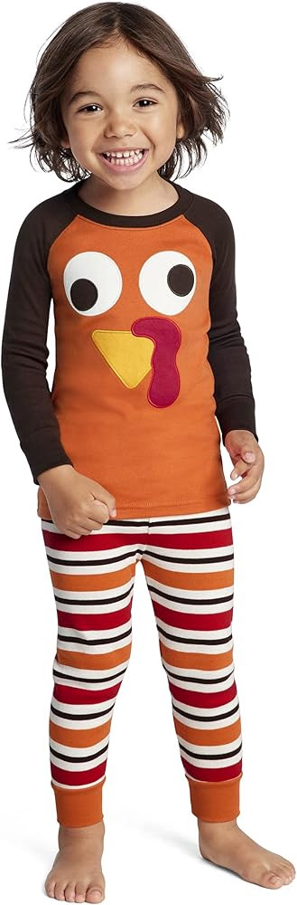 Gymboree Gymmie Long Sleeve and Pant Cotton 2-Piece Pajama Sets, Big Kid, Toddler | Amazon (US)