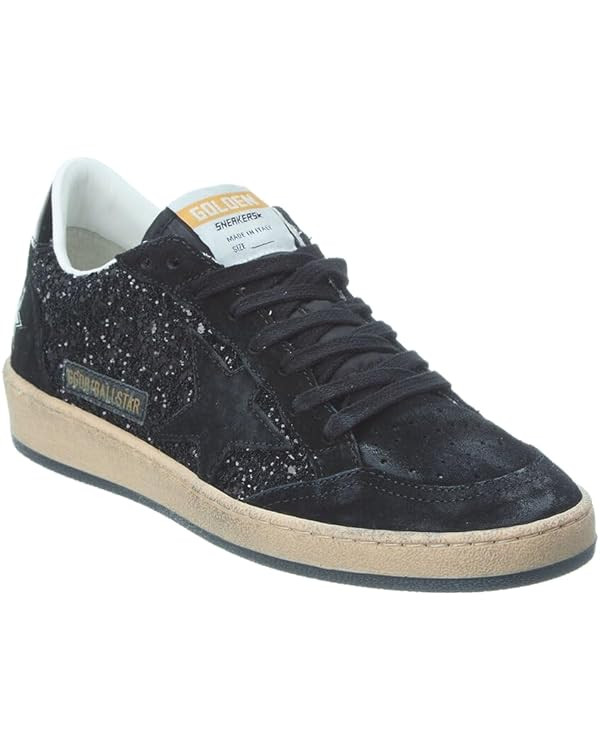 Golden Goose Ballstar Suede & Glitter Sneaker | Amazon (US)