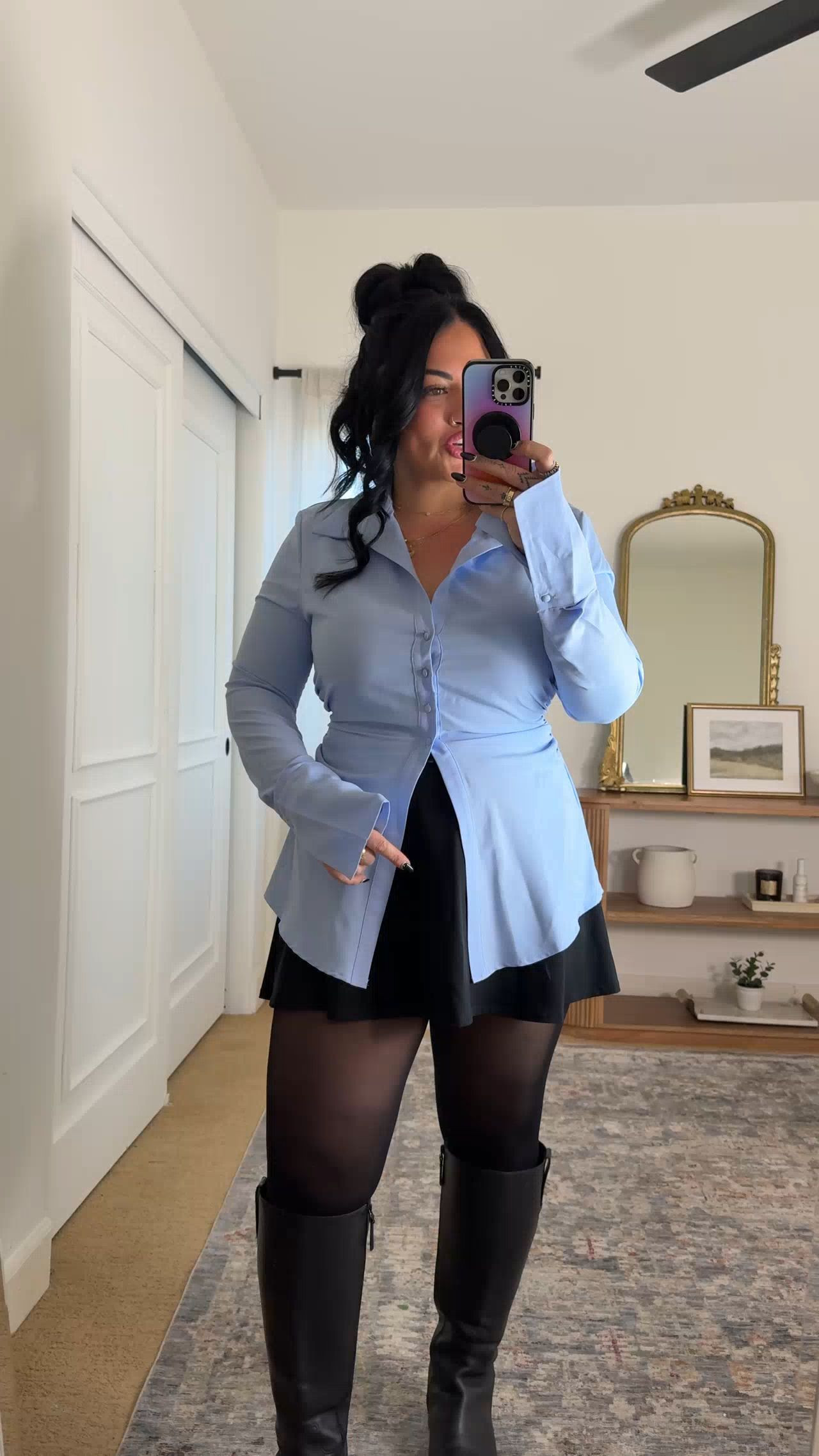 top is a size 12 and skirt is a L for reference! 

 

#LTKgrwm #LTKootd #LTKMidsize