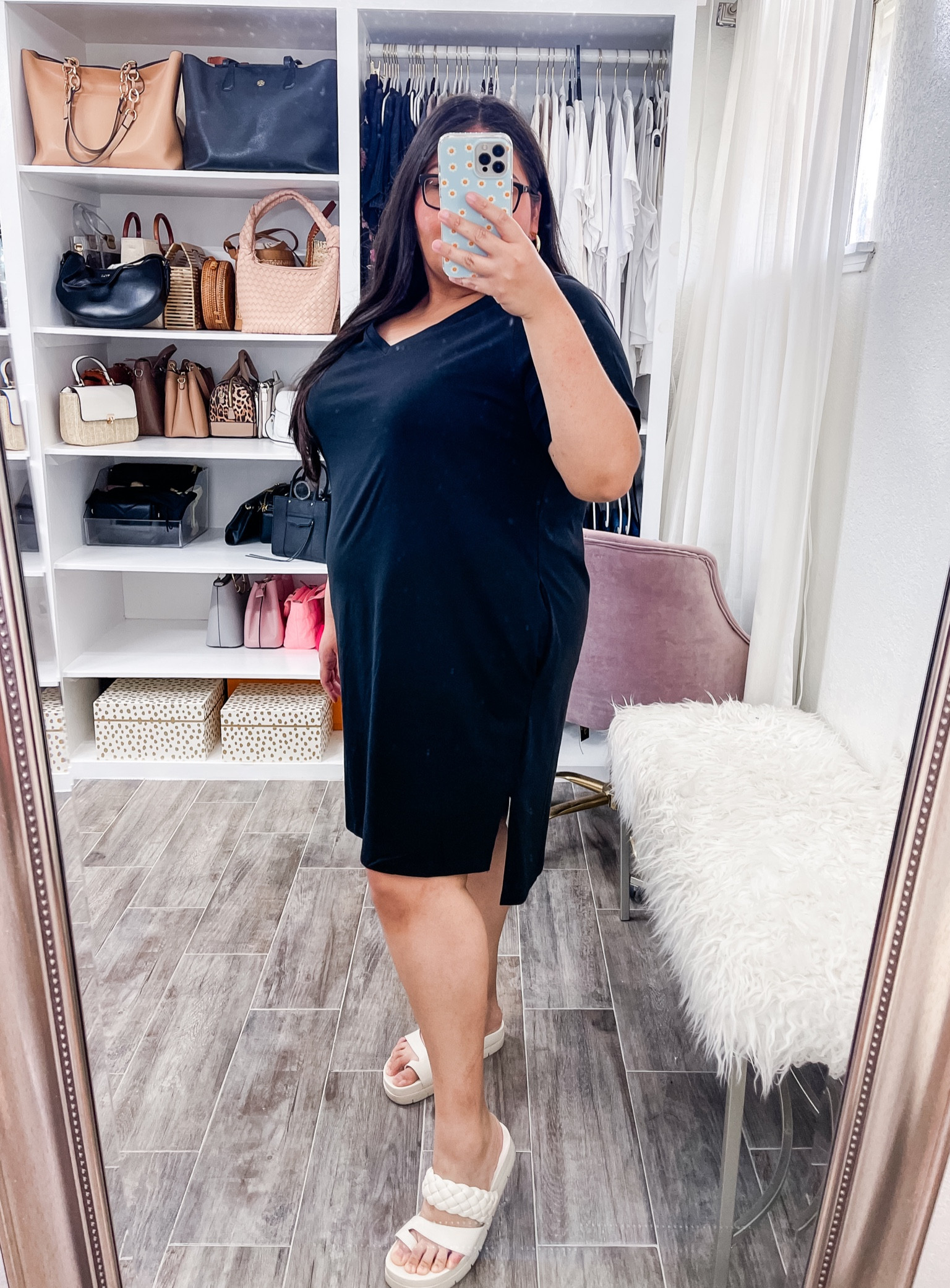 t shirt sleep dress Boxy tee dress