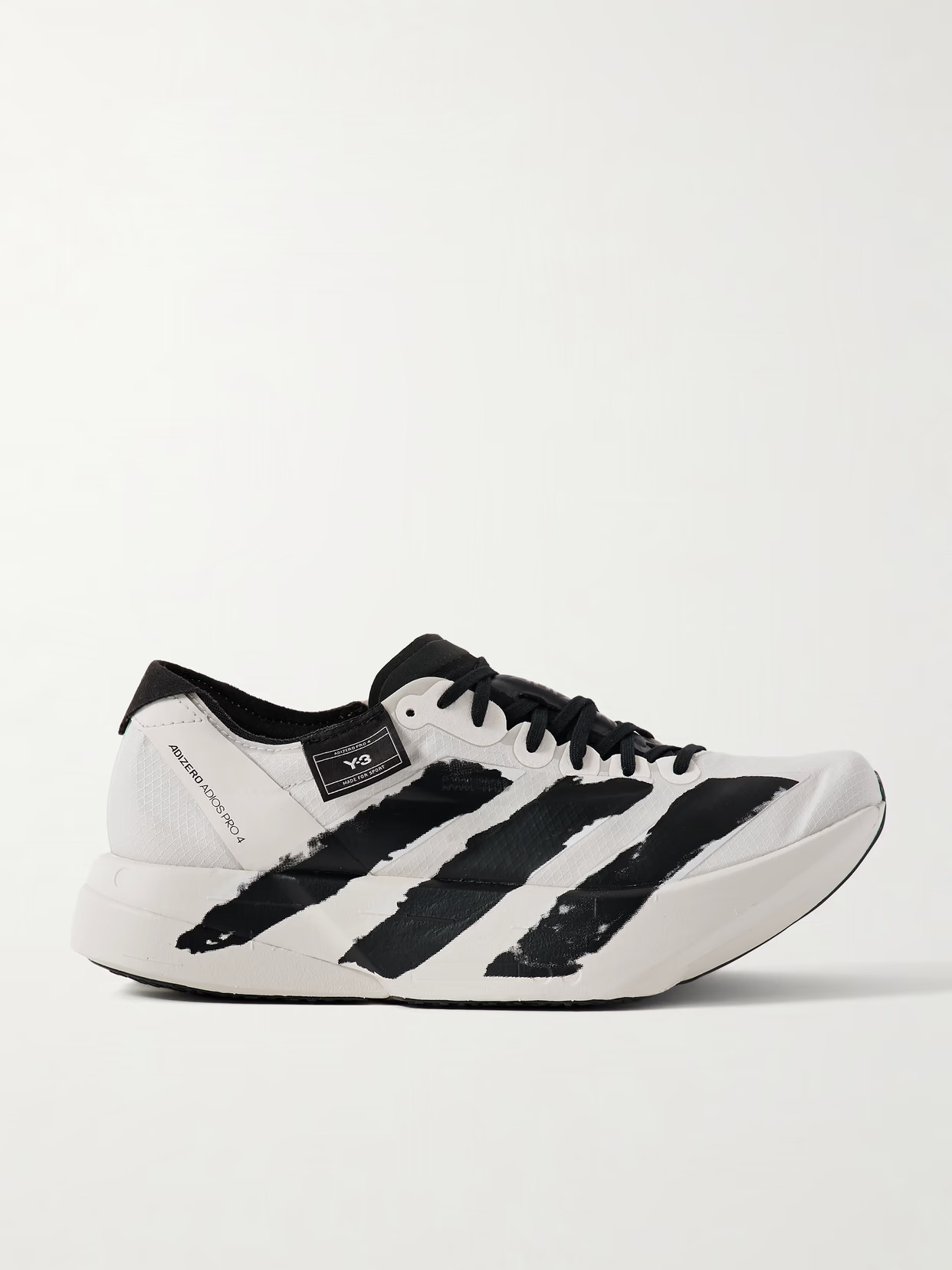 adidas Originals - + Y-3 Adizero Adios Pro 4 Rubber-trimmed Ripstop Sneakers - White | NET-A-PORTER (US)