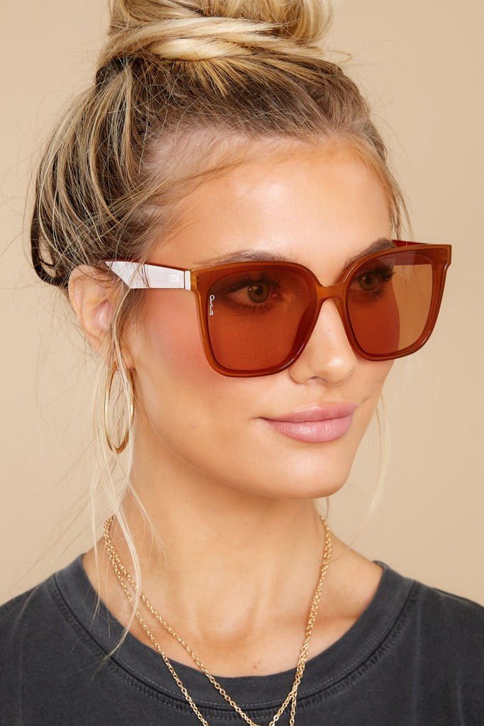 Sweet About Me Coffee Sunglasses | Red Dress 