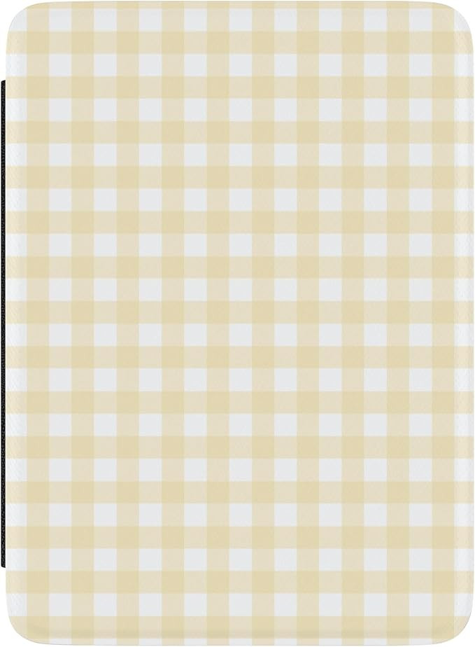 Casely Kindle Case | Pastel Picnic | Yellow Gingham | Compatible with 7” Kindle Colorsoft and 7... | Amazon (US)
