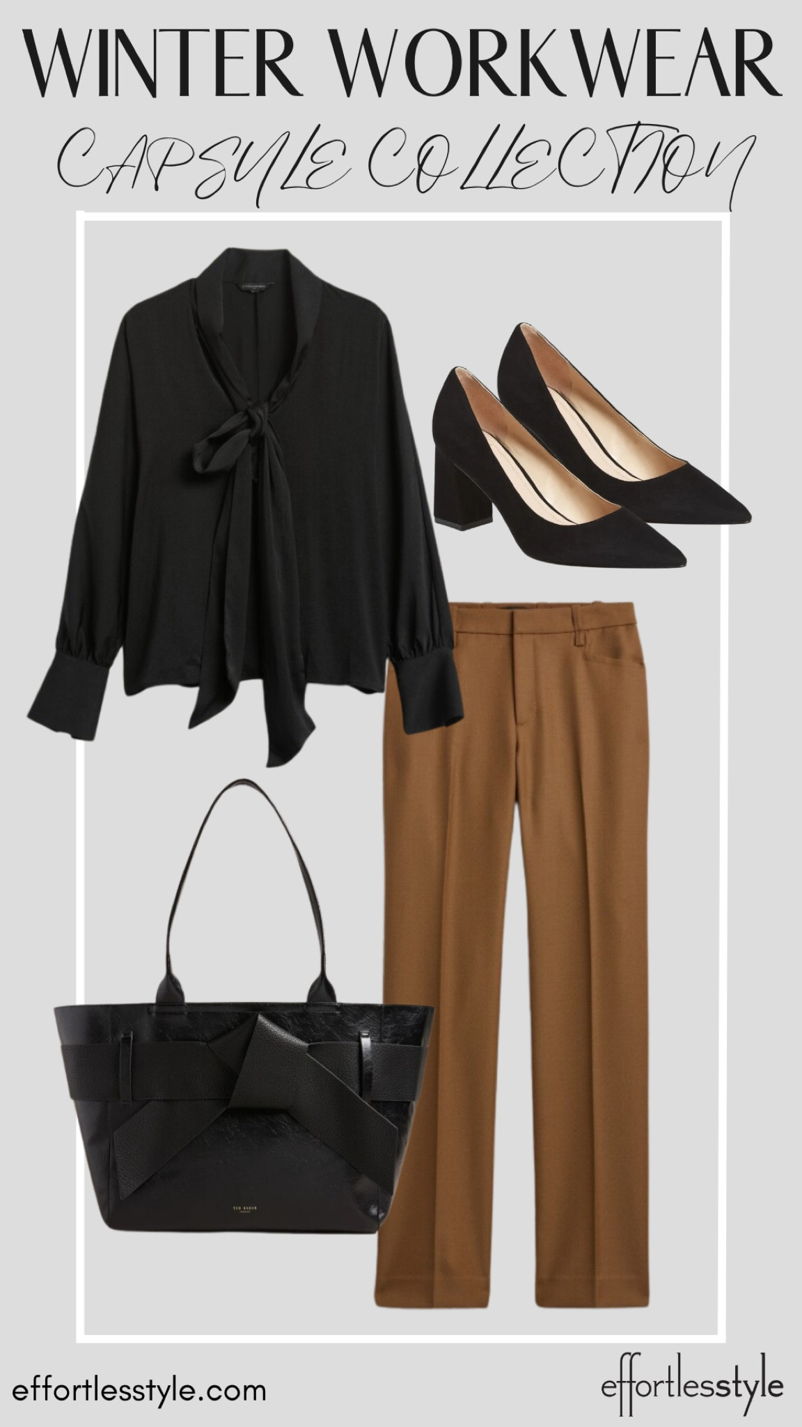 Sometimes simple makes a statement of its own 🖤🤎

#LTKSeasonal #LTKworkwear #LTKstyletip