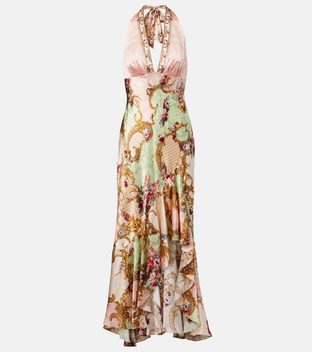 Queens Quarters silk maxi dress | Mytheresa (UK)