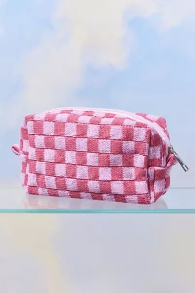 Bougie On The Run Checkered Pouch | Urban Outfitters (US and RoW)
