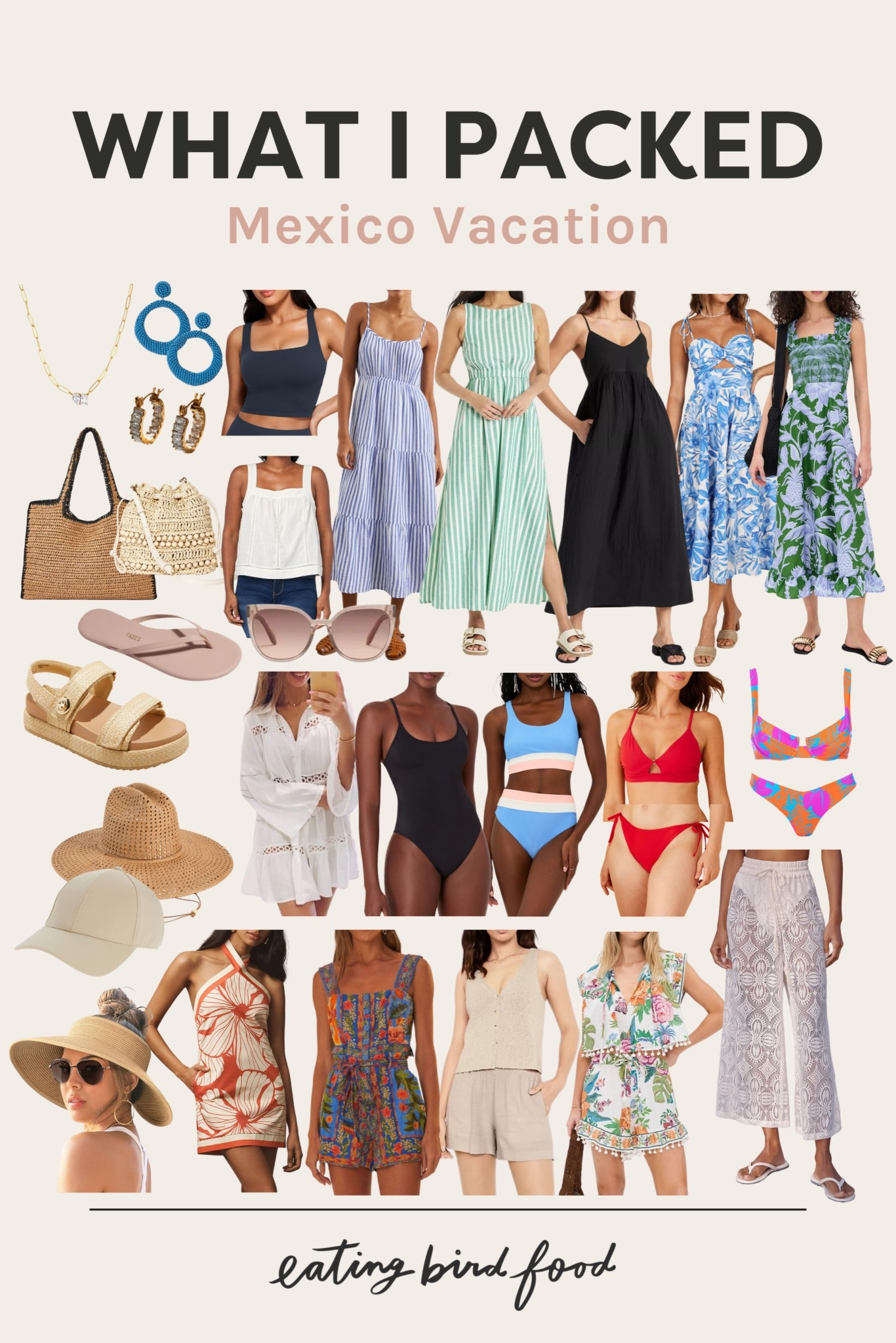 What I packed for Mexico Vacation | Beach Vacation | Vacation Outfits | Resort Wear 

#LTKStyleTip #LTKSwim #LTKTravel