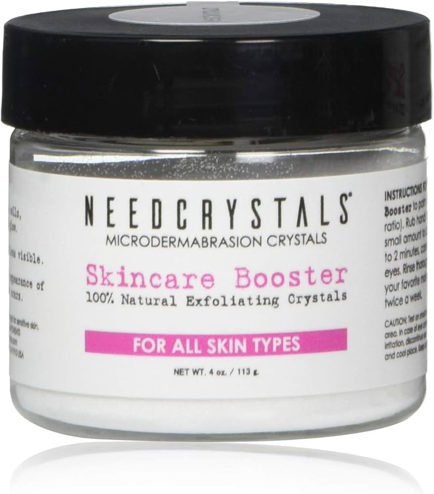 NeedCrystals Microdermabrasion Crystals DIY Facial Scrub. Natural Face Exfoliator for Dull or Dry... | Amazon (US)