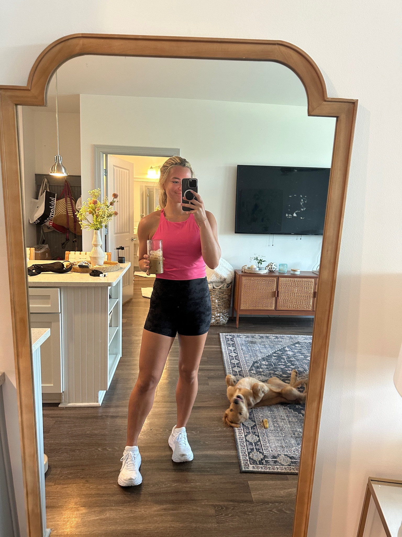 Amazon workout outfit! Size medium in top and size small in biker shorts! Hoka white sneakers! 

#LTKFind #LTKunder50 #LTKstyletip