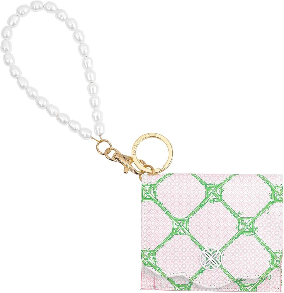Lilly Pulitzer Snap ID Card Case, Cute Keychain Wallet, Slim Credit Card Holder with Pearl Wristl... | Amazon (US)