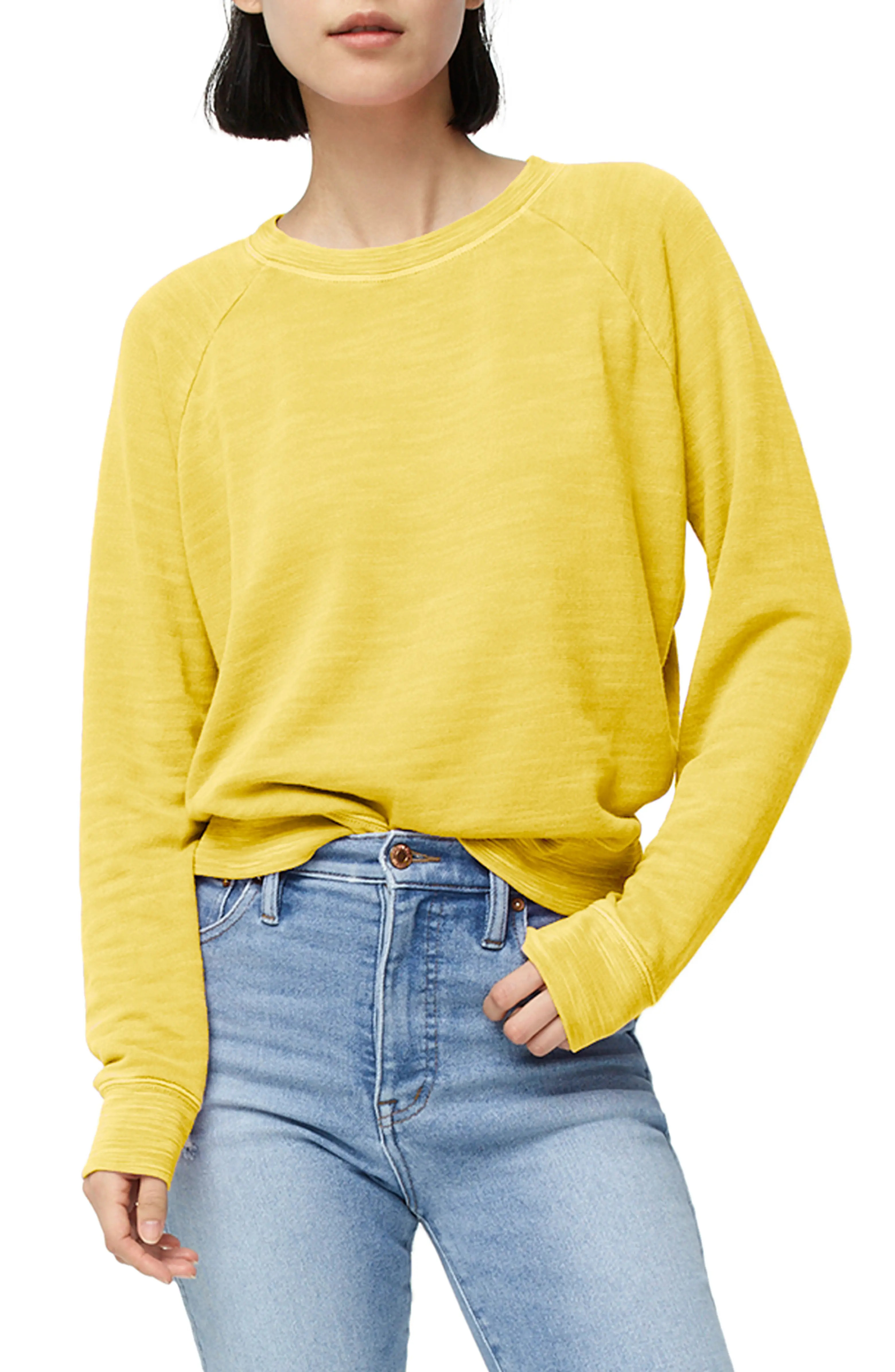 Vintage Terry Cotton Crewneck Pullover | Nordstrom
