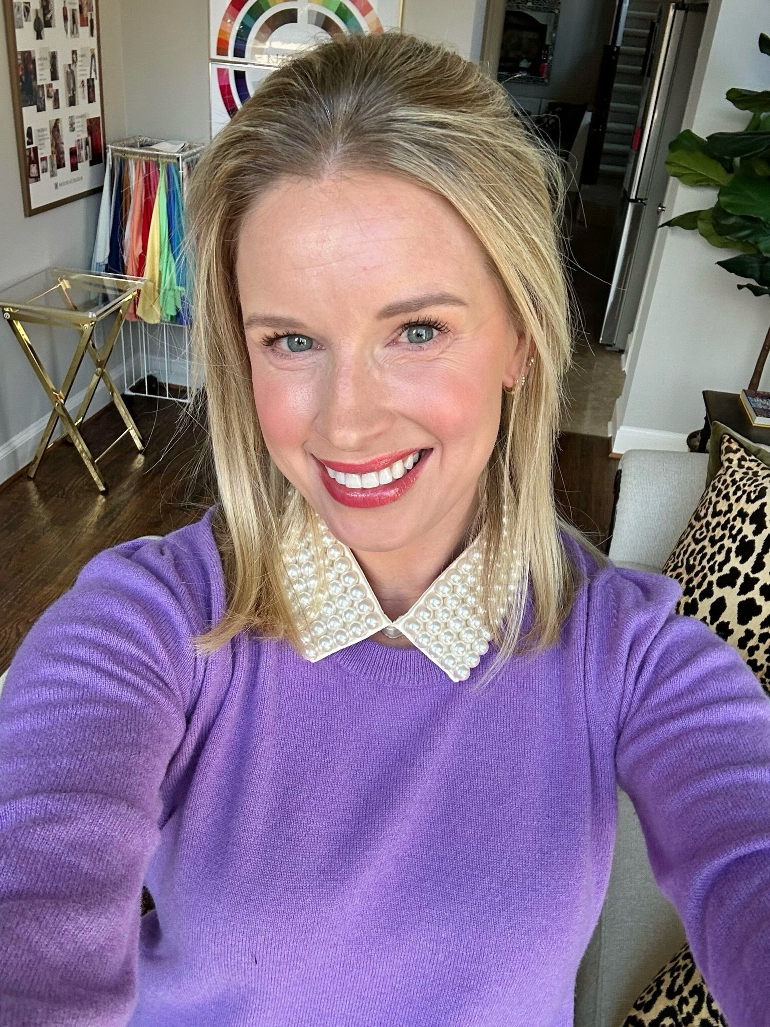 I added one of my favorite accessories for an extra point of interest today. Knowing your style is the best! 

I got this pearl collar from Anthro last year, but linked a similar one! 

#sweater #kettlewell #winteroutfit #houseofcolour #classicingenue 

#LTKMostLoved #LTKworkwear #LTKstyletip