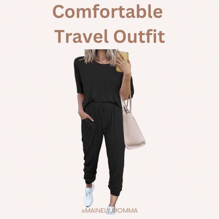 Comfortable travel outfit

#travel #comfy #casual #comfortable #style #fashion #plane #trip #roadtrip #vacation #black #outfit #ootd #moms #momoutfit #stayathomemom #amazon #amazonfinds #bestsellers #popular #favorites #overallpick #trending #trends 

#LTKtravel #LTKstyletip #LTKfitness