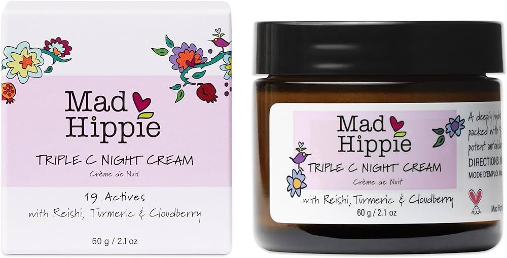 Mad Hippie Triple C Night Cream - Hydrating Face Moisturizer and Skin Brightening Face Cream for ... | Amazon (US)