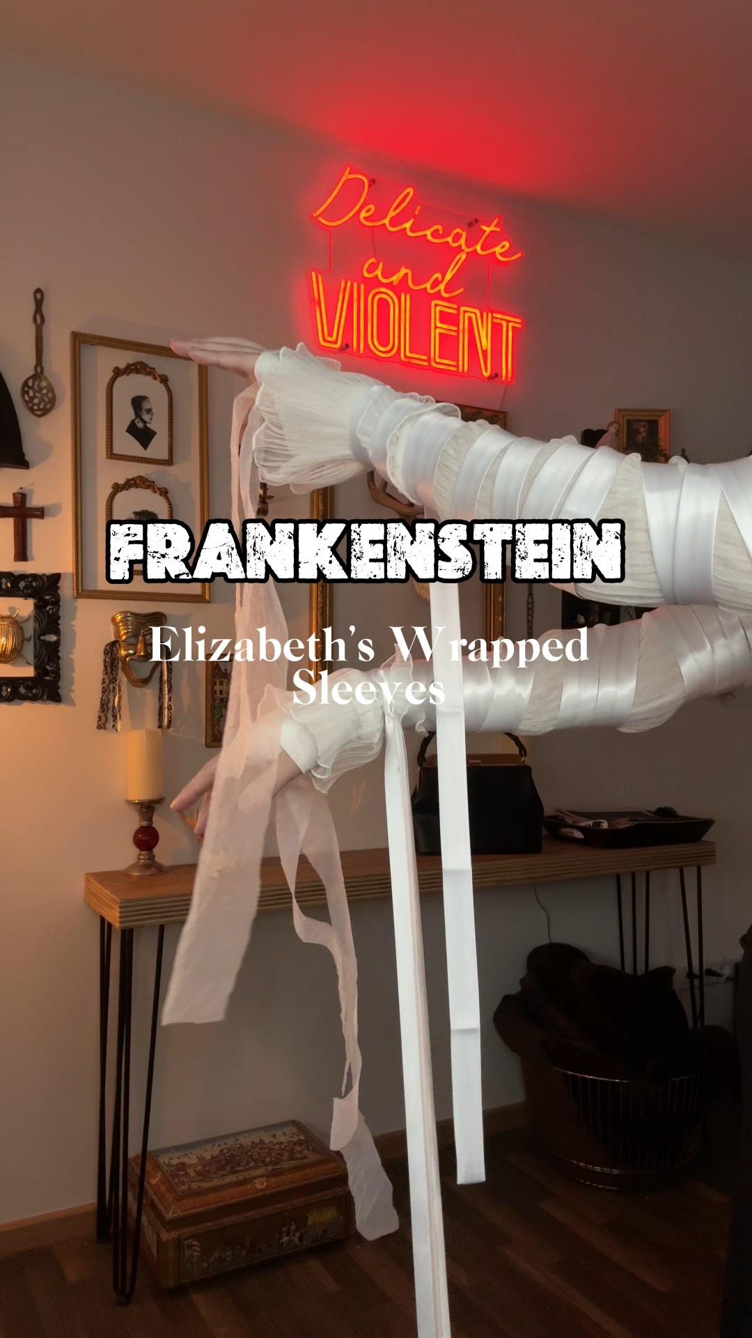 NO SEW diy Elizabeth’s wrapped sleeves 
Use my dc _withmandie006 for a small discount on the Marcella items 

#LTKSeasonal #LTKWedding #LTKBeauty