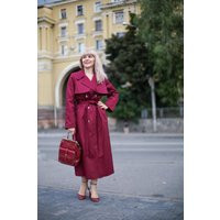 Grace Trench Coat. 100% Cotton. Elegant Madetomeasure | Etsy (US)