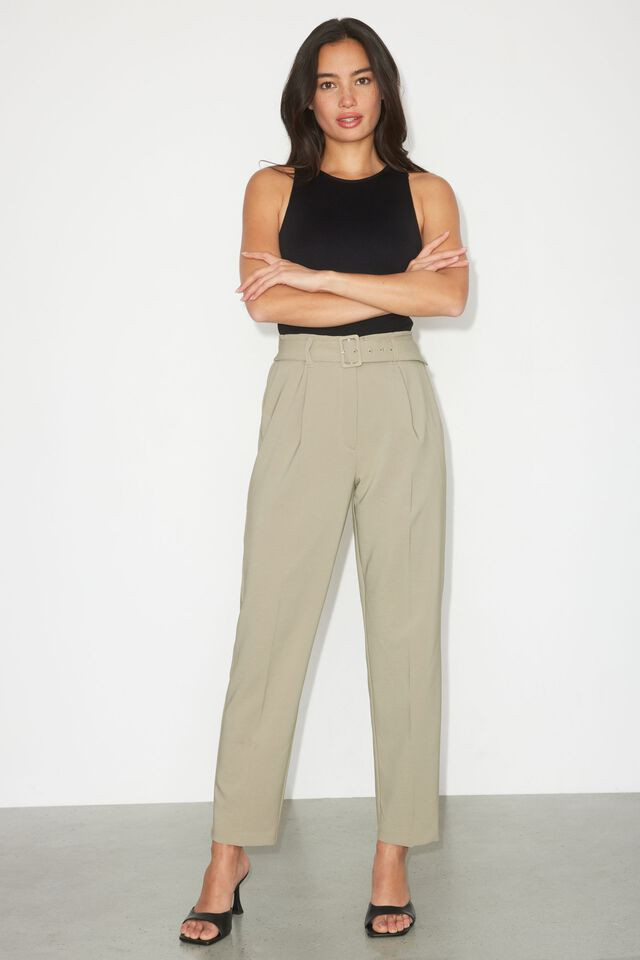 Pantalon ajustée Kendall à ceinture | Dynamite Clothing