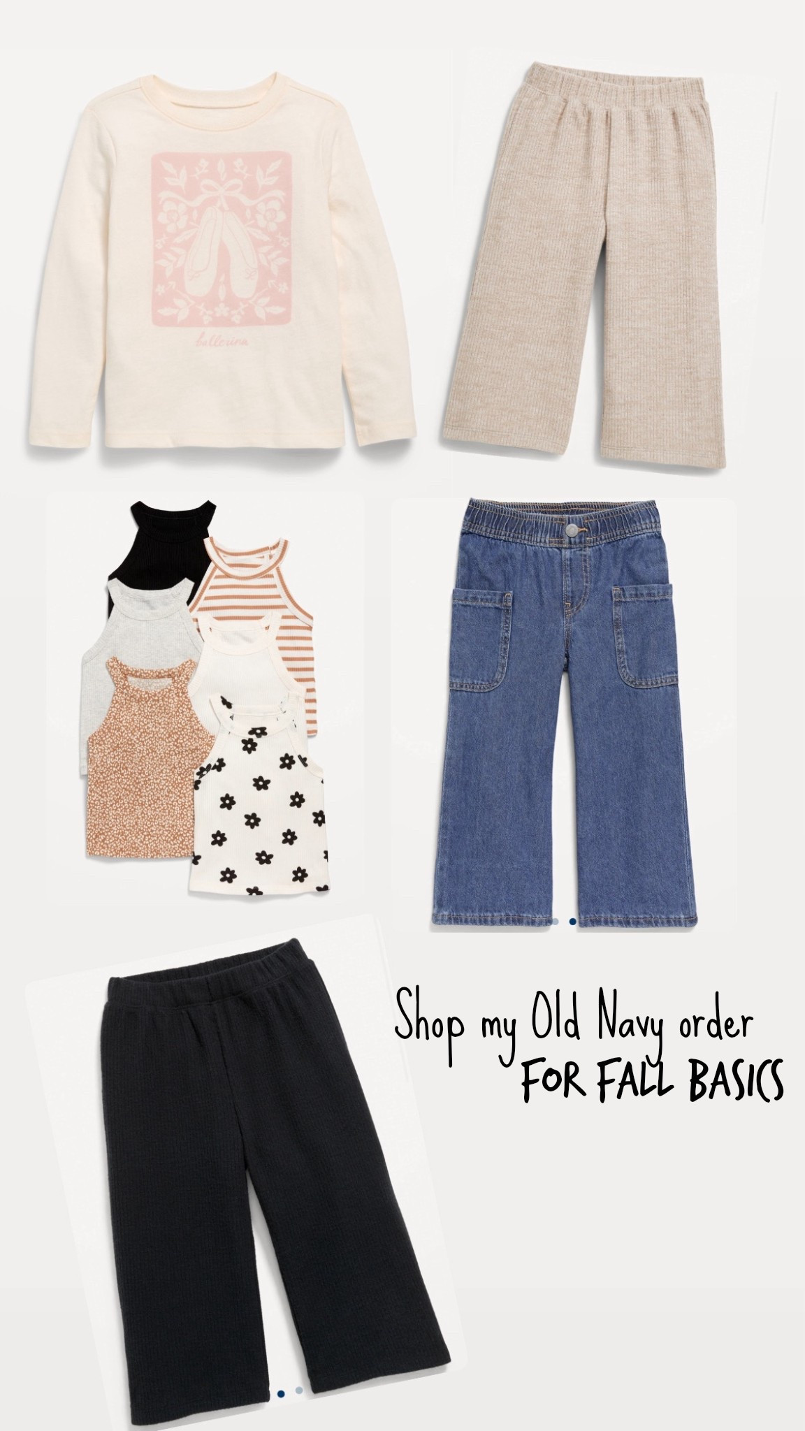 I love Old Navy for basics, I stocked up on some easy comfy pull on pants and tank tops for layering this fall! 

#LTKBackToSchool #LTKFallFashion

#LTKkids #LTKcanada