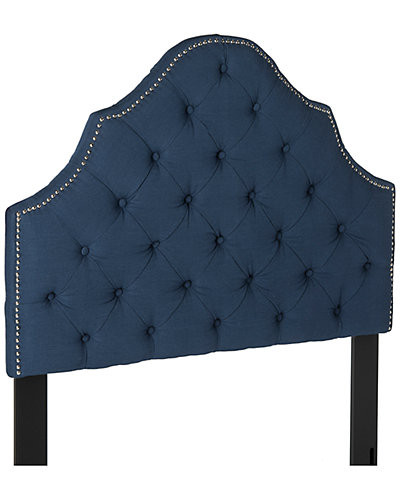 Arebelle Steel Blue Tufted Headboard | Ruelala